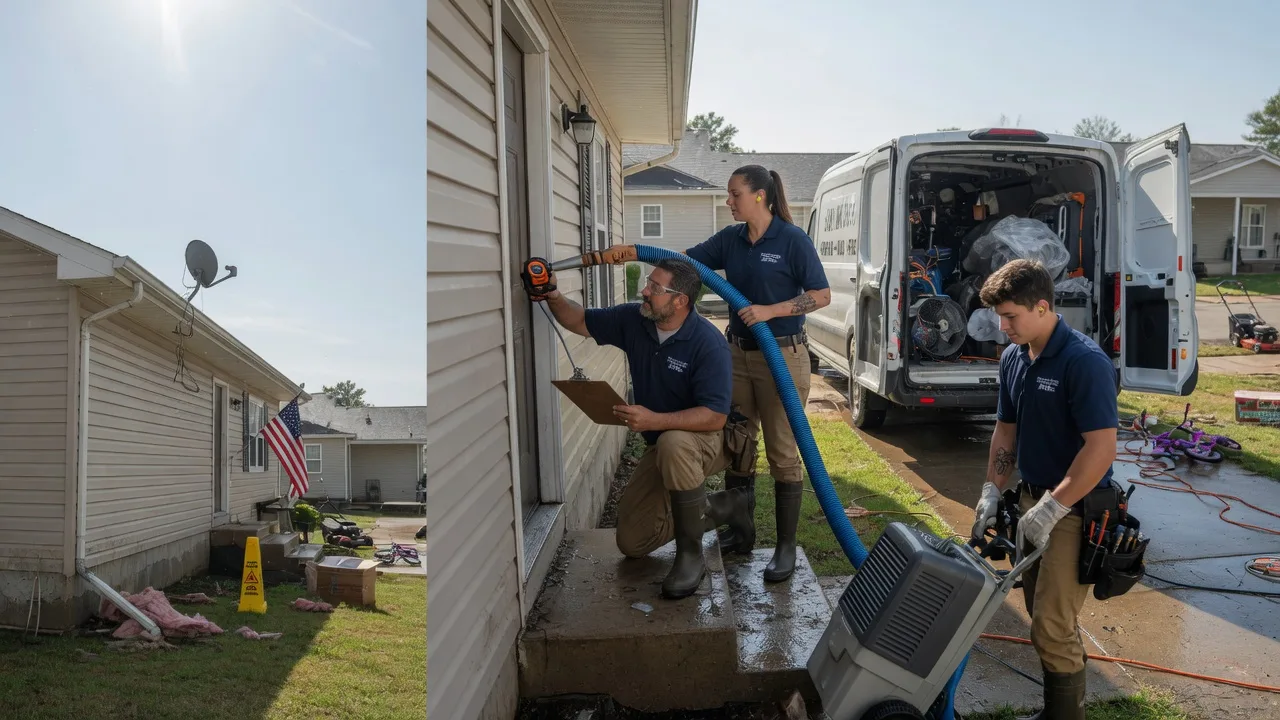 Ceiling Water Damage Restoration in Menasha, WI near me